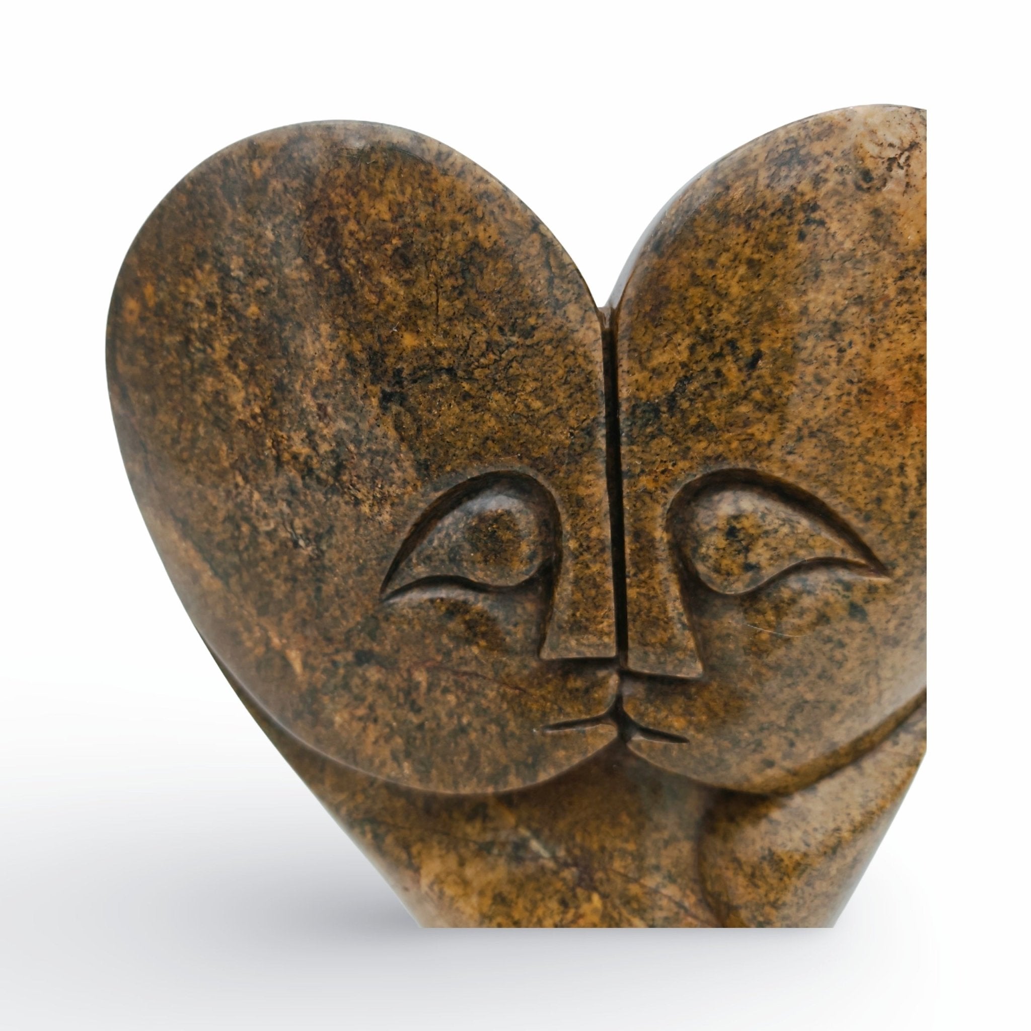 Walter Maponga - Lovers - Shona - Art Shop - Kunst Skulptur aus Stein, dekorativ für den Aussenbereich und Interior