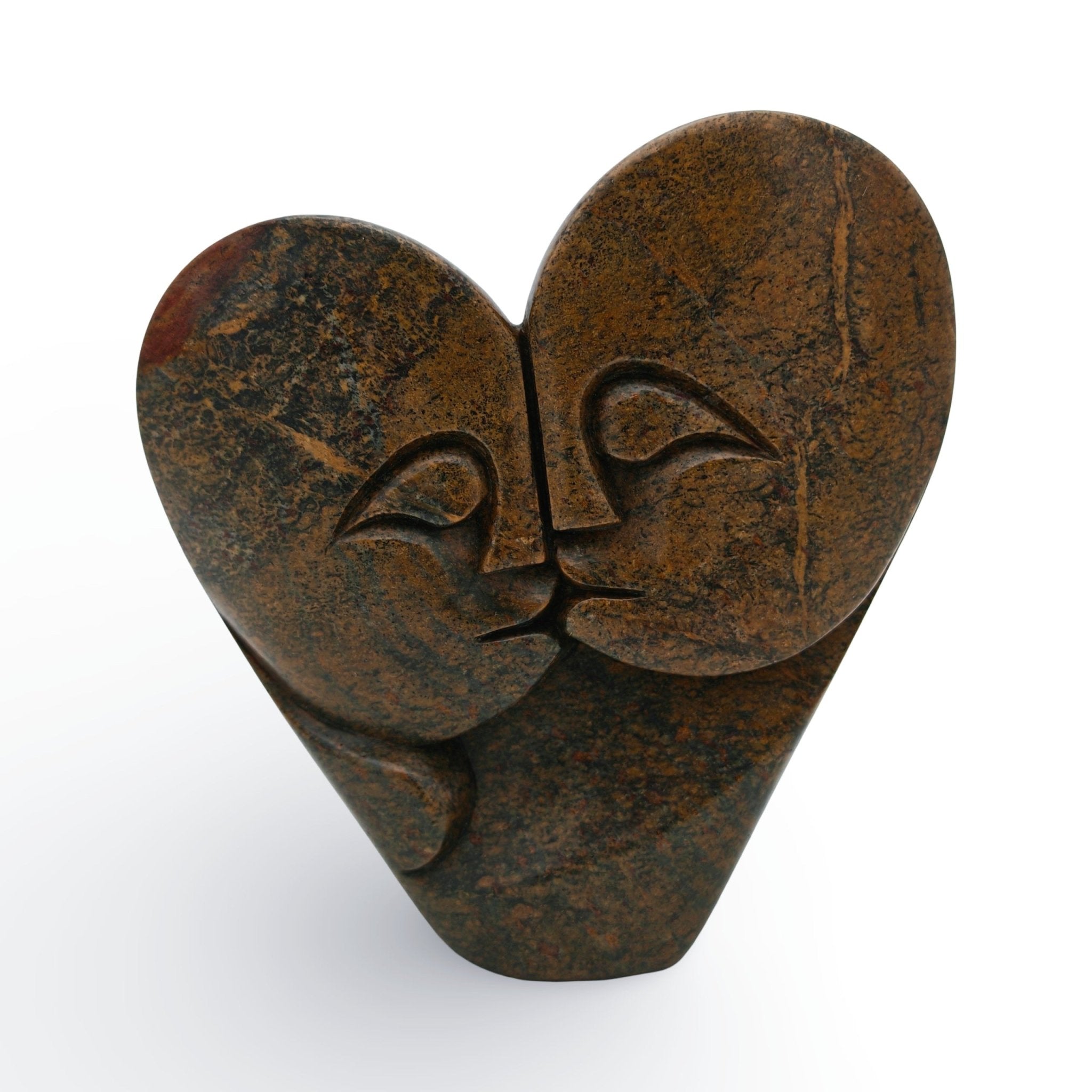 Walter Maponga - Lovers - Shona - Art Shop - Kunst Skulptur aus Stein, dekorativ für den Aussenbereich und Interior