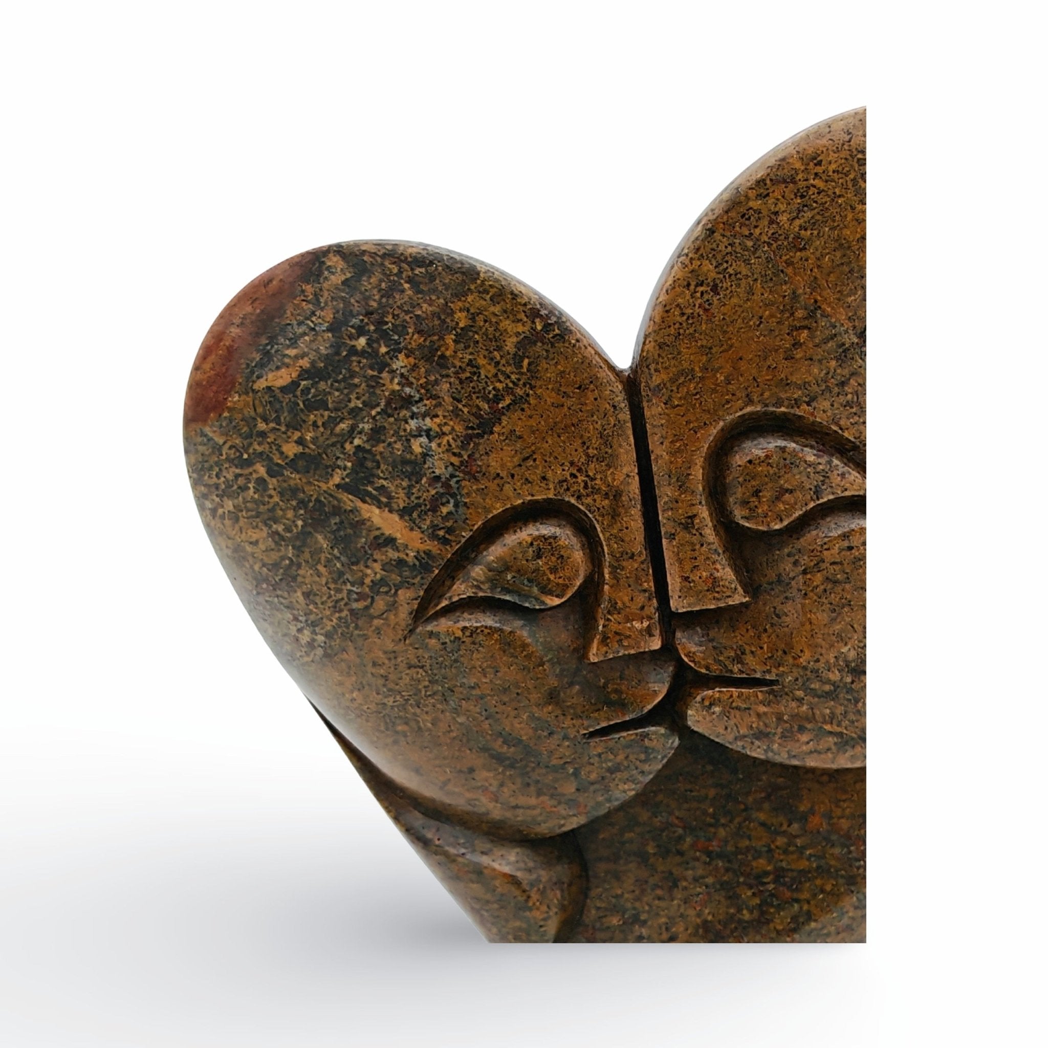 Walter Maponga - Lovers - Shona - Art Shop - Kunst Skulptur aus Stein, dekorativ für den Aussenbereich und Interior