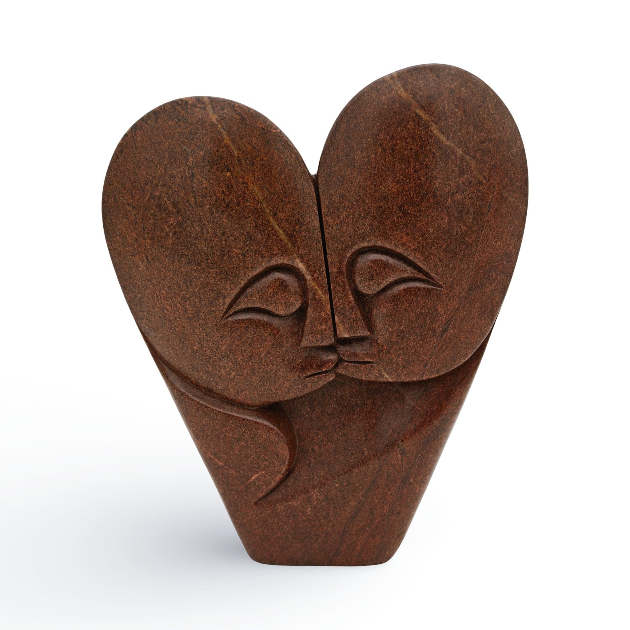 Walter Maponga - Lovers - Shona - Art Shop - Kunst Skulptur aus Stein, dekorativ für den Aussenbereich und Interior