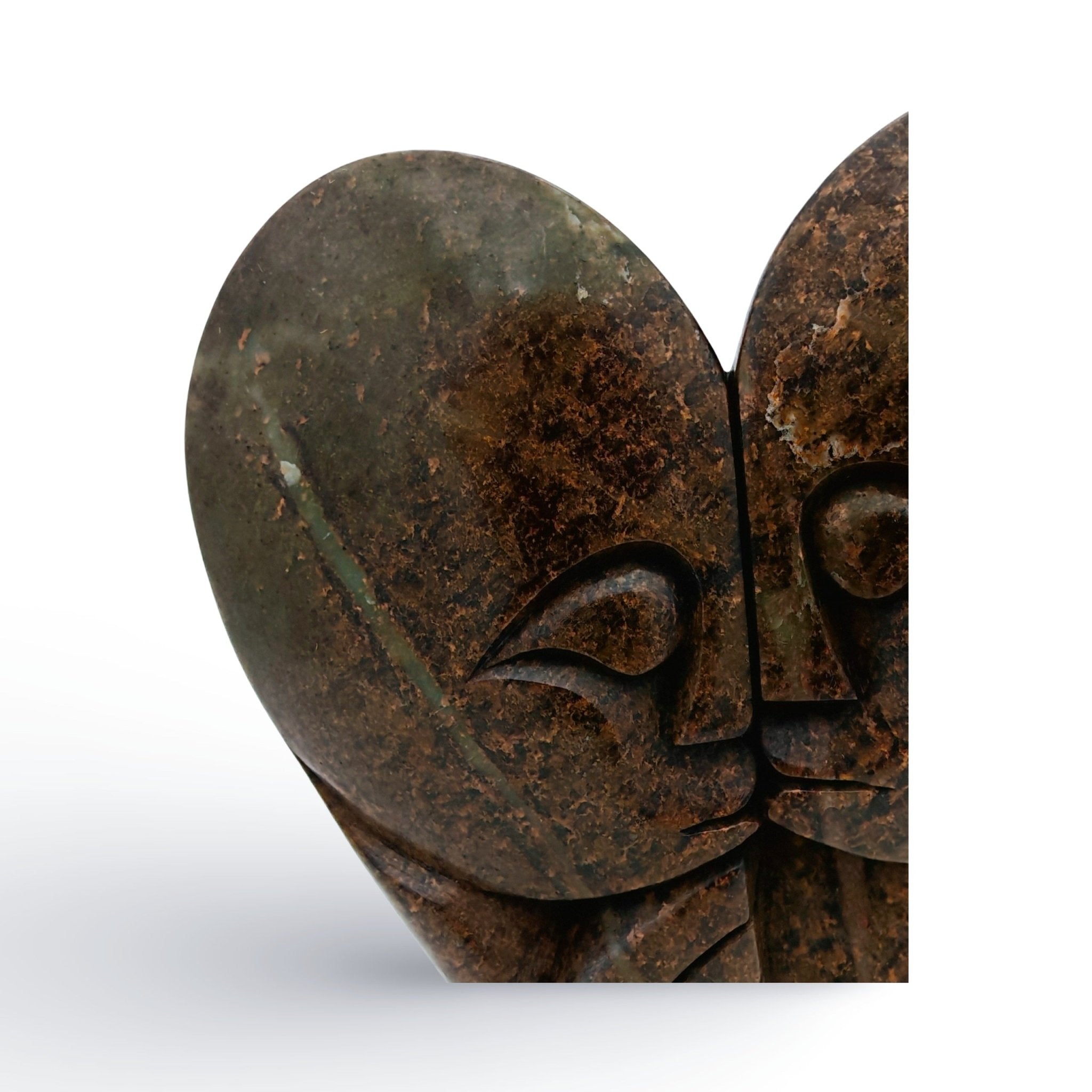 Walter Maponga - Lovers - Shona - Art Shop - Kunst Skulptur aus Stein, dekorativ für den Aussenbereich und Interior