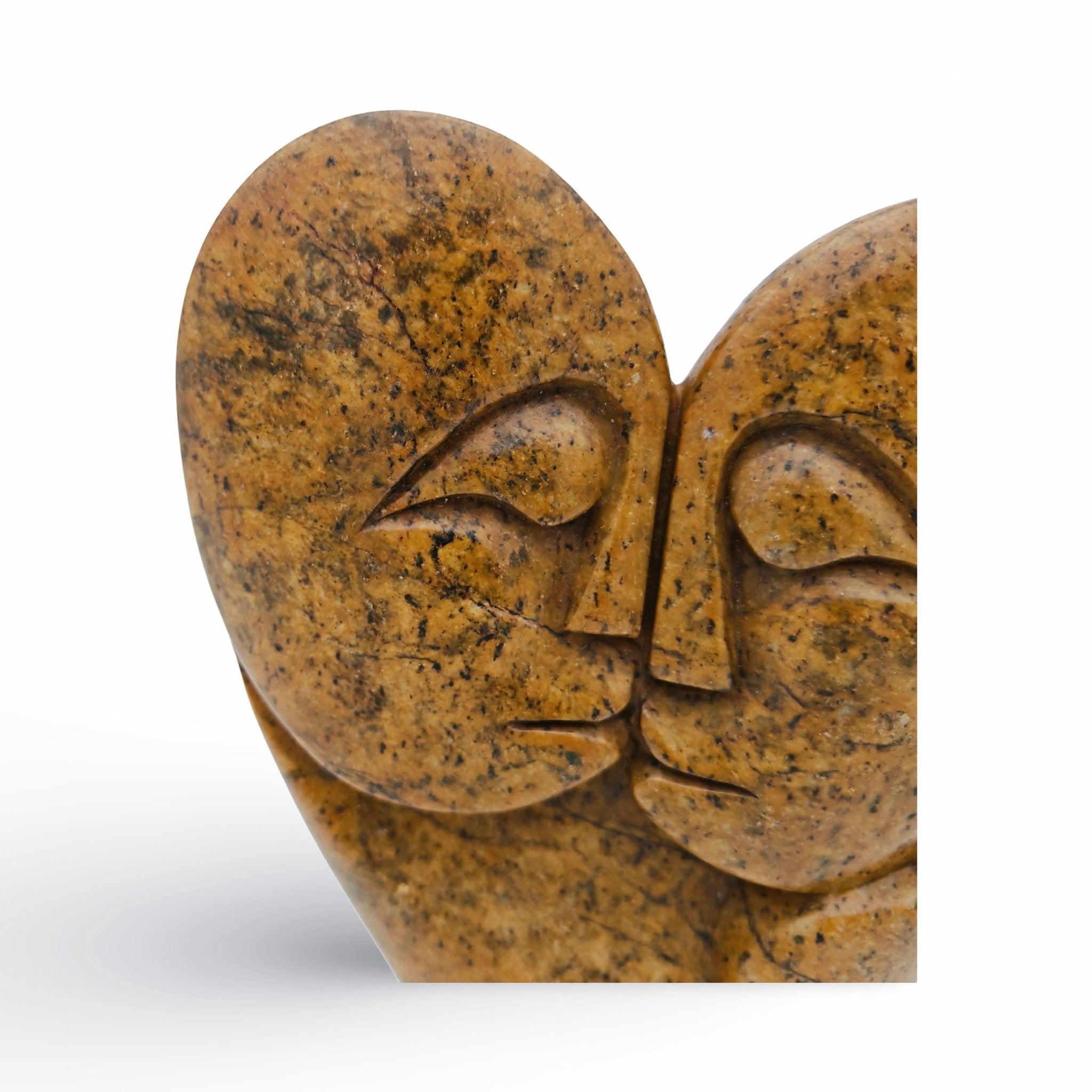 Walter Maponga - Lovers - Shona - Art Shop - Kunst Skulptur aus Stein, dekorativ für den Aussenbereich und Interior