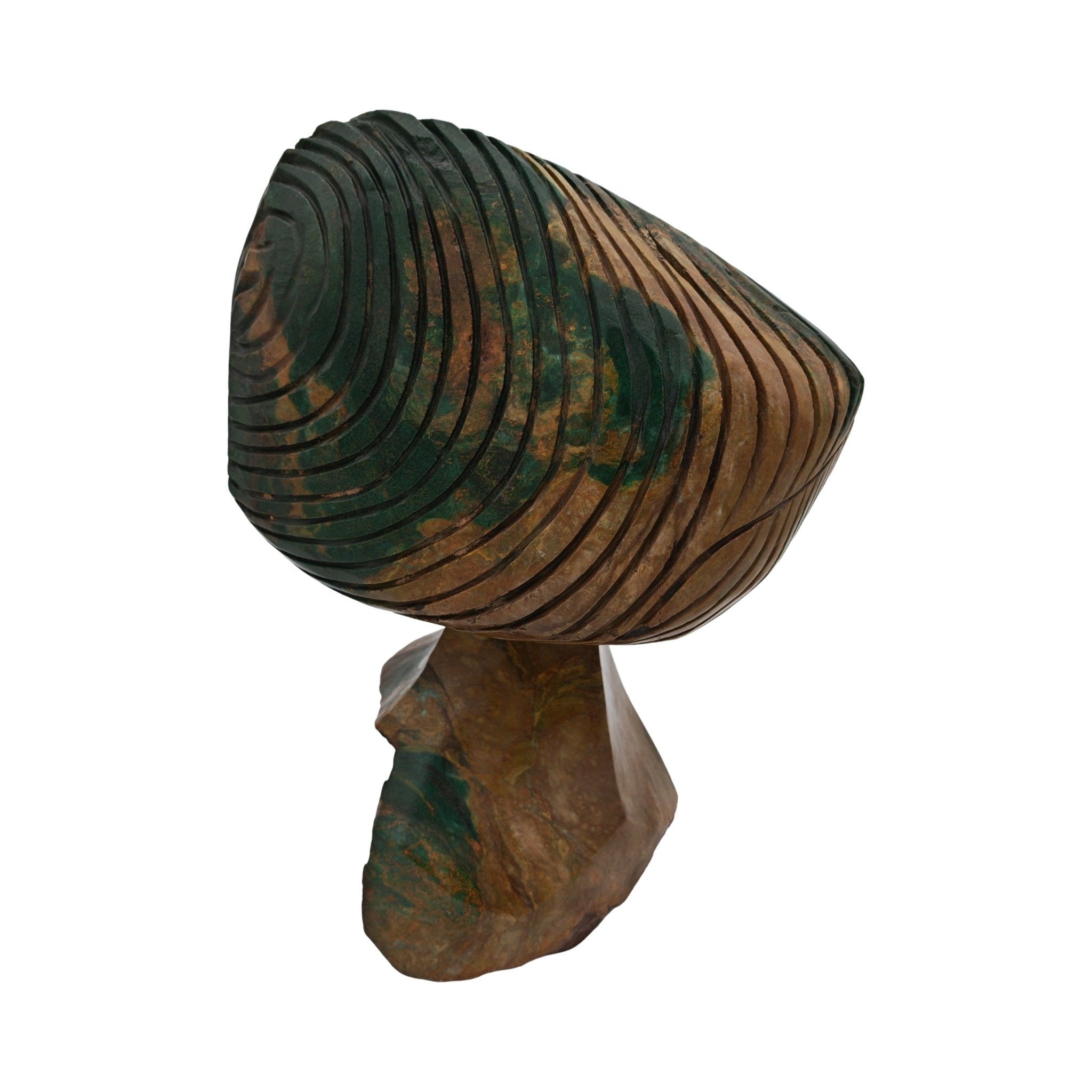 Witness Bonjisi - Young Lady - Shona - Art Shop - Kunst Skulptur aus Stein, dekorativ für den Aussenbereich und Interior