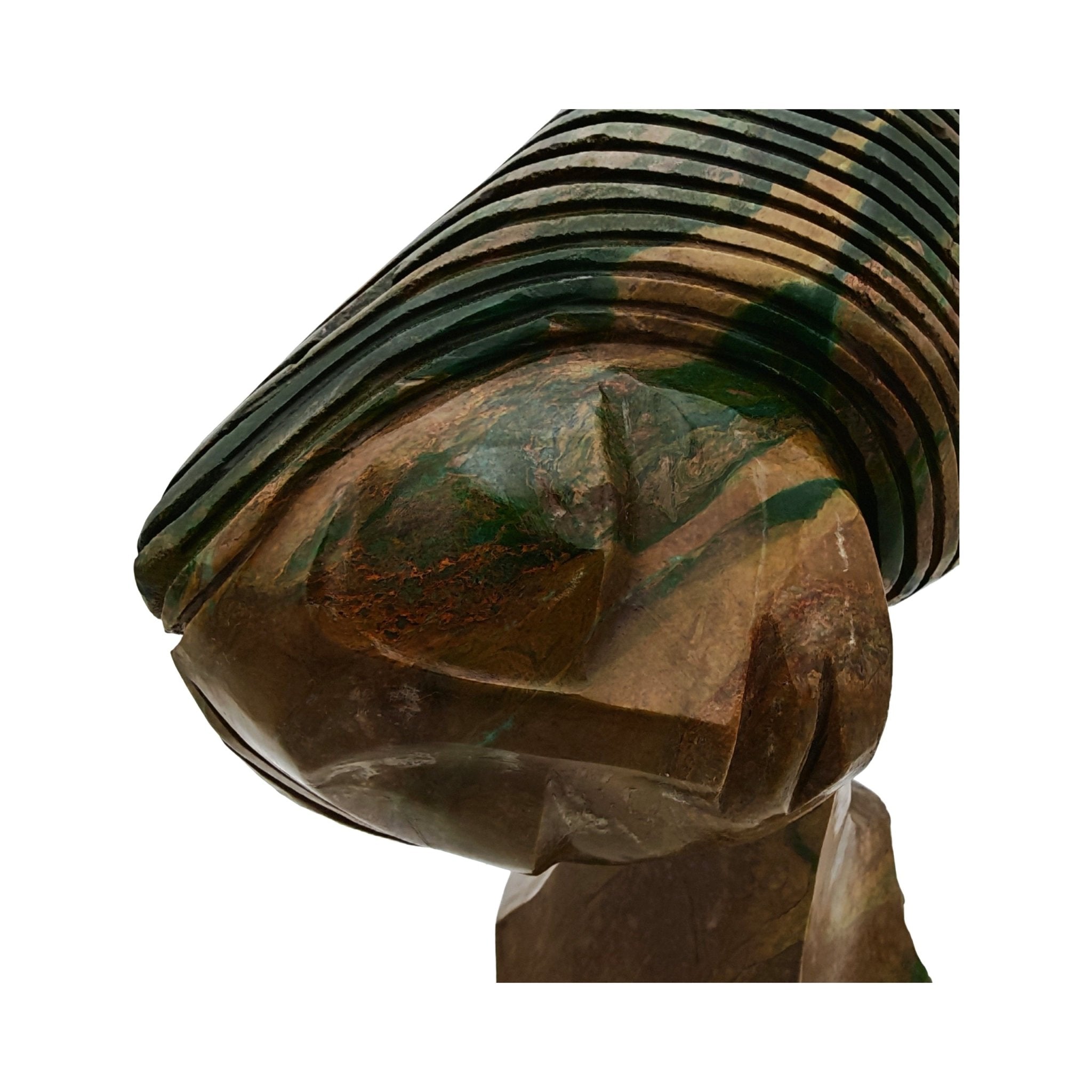 Witness Bonjisi - Young Lady - Shona - Art Shop - Kunst Skulptur aus Stein, dekorativ für den Aussenbereich und Interior