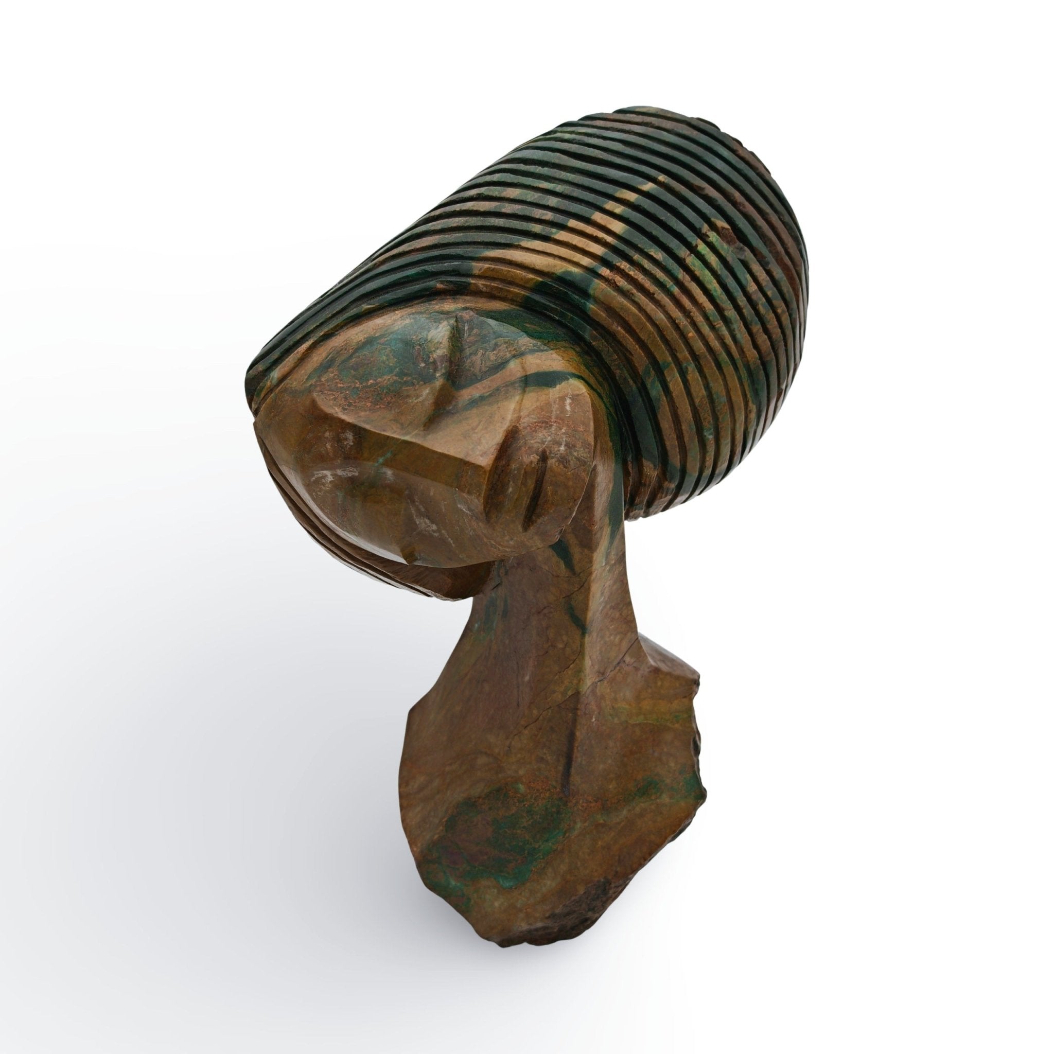 Witness Bonjisi - Young Lady - Shona - Art Shop - Kunst Skulptur aus Stein, dekorativ für den Aussenbereich und Interior