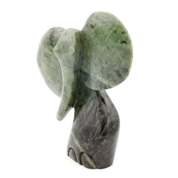 Abel Makuvise - Elefant - Shona-Art Shop - Kunst Skulptur aus Stein, dekorativ für den Aussenbereich und Interior