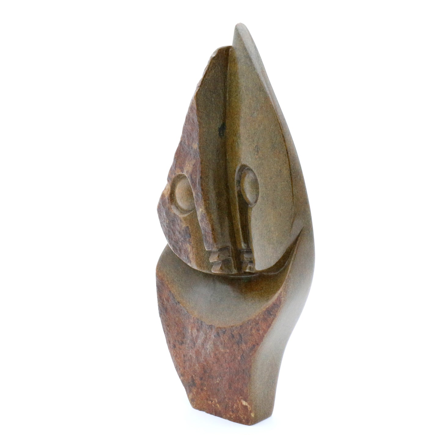 Abel Makuvise - Faces - Shona-Art Shop - Kunst Skulptur aus Stein, dekorativ für den Aussenbereich und Interior