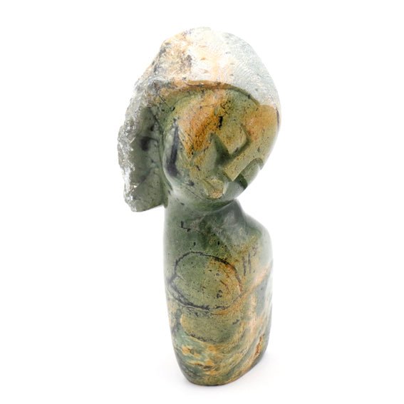 Benjamin Katerere - Young Girl - Shona-Art Shop - Kunst Skulptur aus Stein, dekorativ für den Aussenbereich und Interior