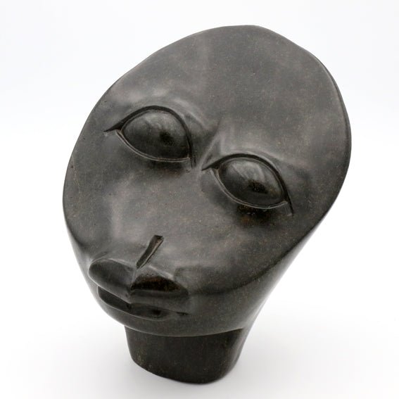 Bernard Matemera - Where Is My Nose - Shona-Art Shop - Kunst Skulptur aus Stein, dekorativ für den Aussenbereich und Interior