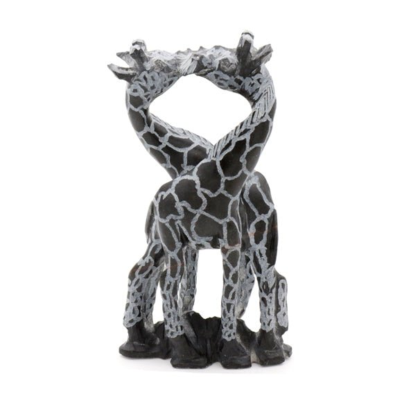 Bonface Muropa - Giraffe - Shona-Art Shop - Kunst Skulptur aus Stein, dekorativ für den Aussenbereich und Interior