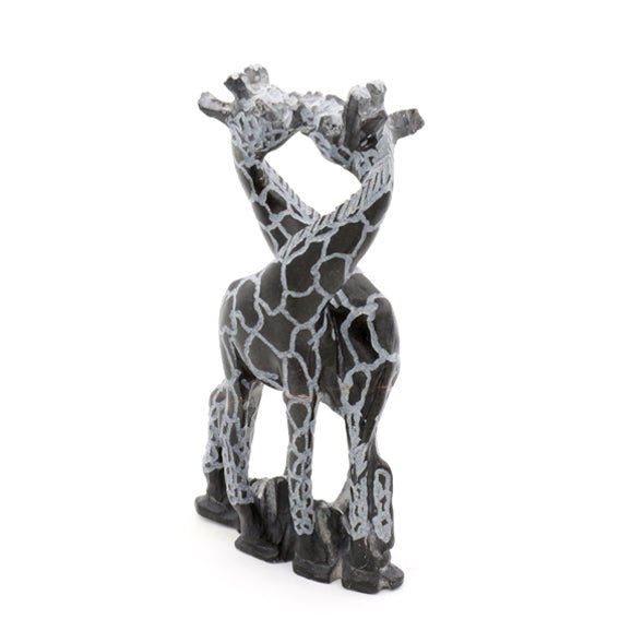 Bonface Muropa - Giraffe - Shona-Art Shop - Kunst Skulptur aus Stein, dekorativ für den Aussenbereich und Interior
