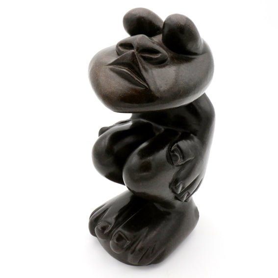 David Mushonga - Bushman - Shona-Art Shop - Kunst Skulptur aus Stein, dekorativ für den Aussenbereich und Interior