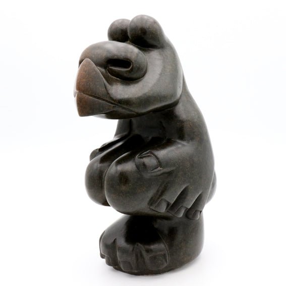 David Mushonga - King of the Bush - Shona-Art Shop - Kunst Skulptur aus Stein, dekorativ für den Aussenbereich und Interior