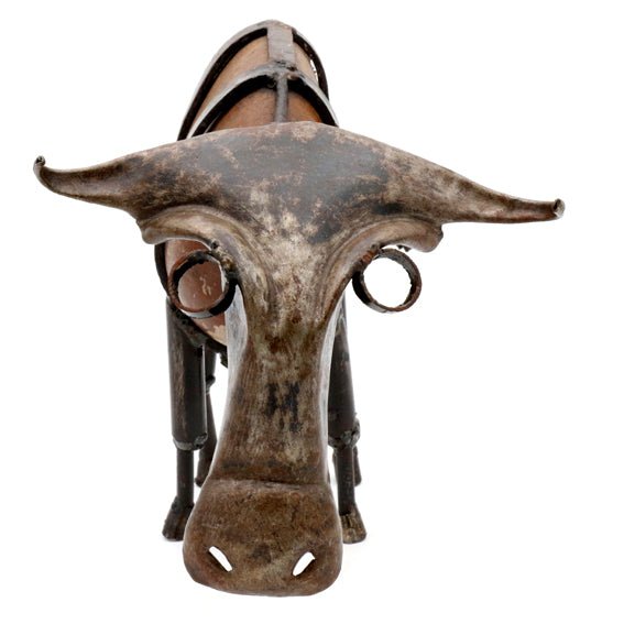 Edgar Sahondo - Bull - Shona-Art Shop - Kunst Skulptur aus Stein, dekorativ für den Aussenbereich und Interior