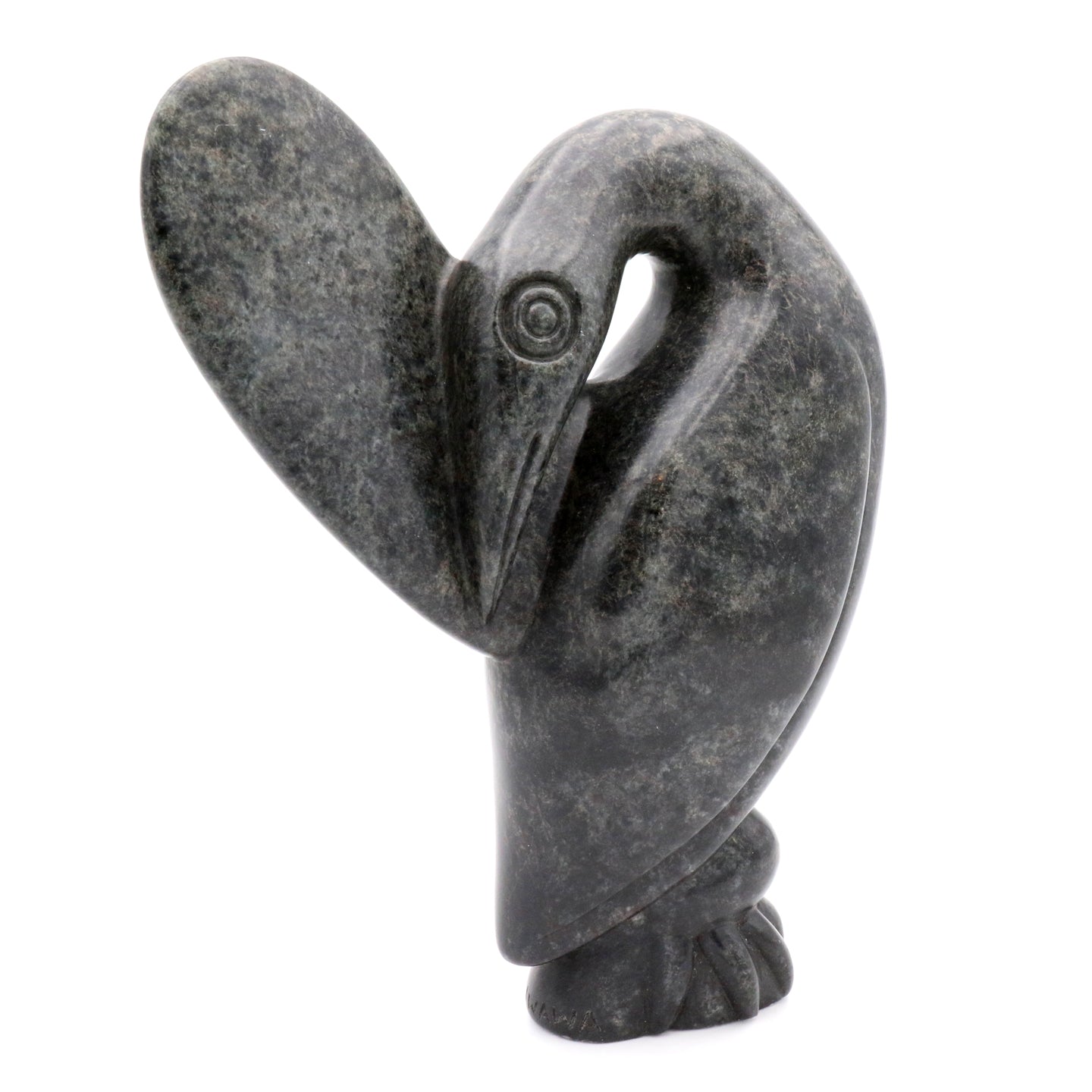Edward Chiwawa - Bird - Shona-Art Shop - Kunst Skulptur aus Stein, dekorativ für den Aussenbereich und Interior