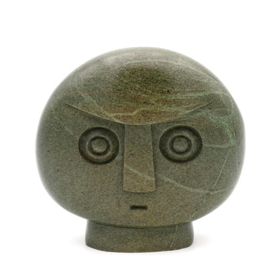 Edward Chiwawa - Sun Head - Shona-Art Shop - Kunst Skulptur aus Stein, dekorativ für den Aussenbereich und Interior