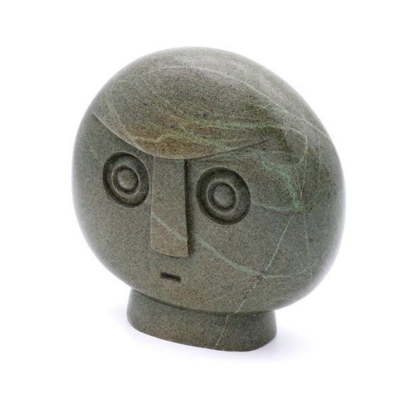 Edward Chiwawa - Sun Head - Shona-Art Shop - Kunst Skulptur aus Stein, dekorativ für den Aussenbereich und Interior