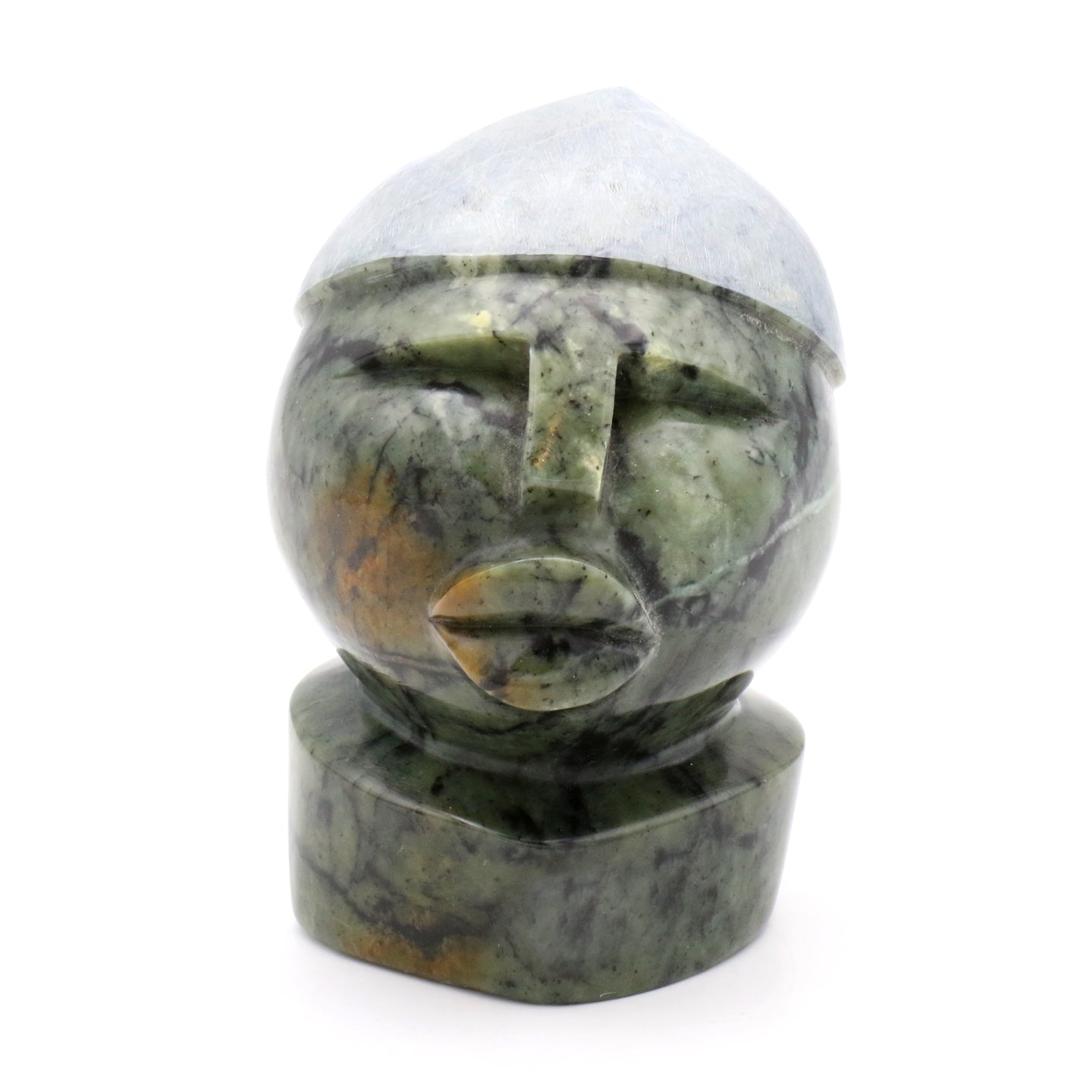 Enny Spare - Head - Shona-Art Shop - Kunst Skulptur aus Stein, dekorativ für den Aussenbereich und Interior