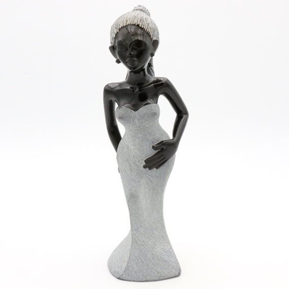 Ephias Chivhunga - Lady - Shona-Art Shop - Kunst Skulptur aus Stein, dekorativ für den Aussenbereich und Interior