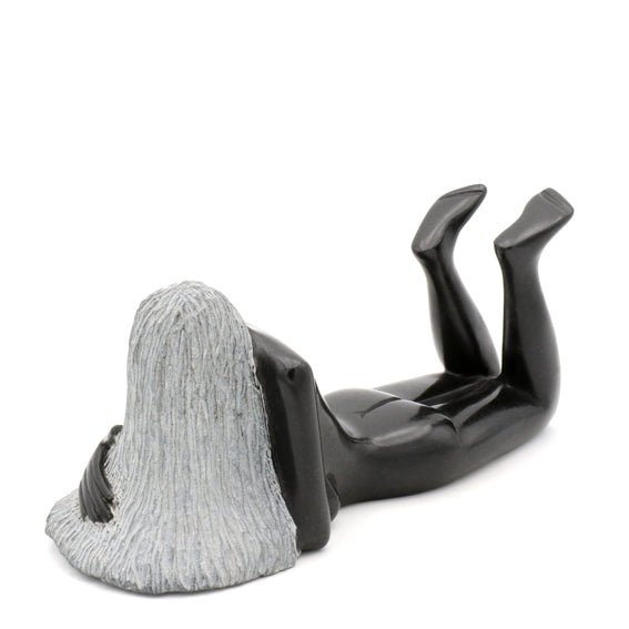Ephias Chivhunga - Sunbathing Beauty - Shona-Art Shop - Kunst Skulptur aus Stein, dekorativ für den Aussenbereich und Interior