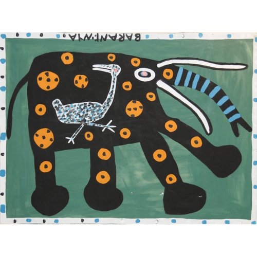 Gosta Barankinya - Elefant - Shona-Art Shop - Kunst Skulptur aus Stein, dekorativ für den Aussenbereich und Interior