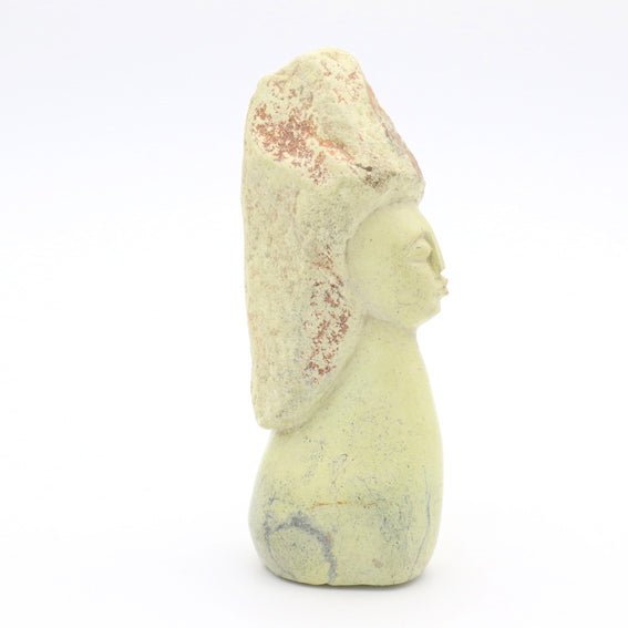 I. Chitiyo - Lady - Shona-Art Shop - Kunst Skulptur aus Stein, dekorativ für den Aussenbereich und Interior