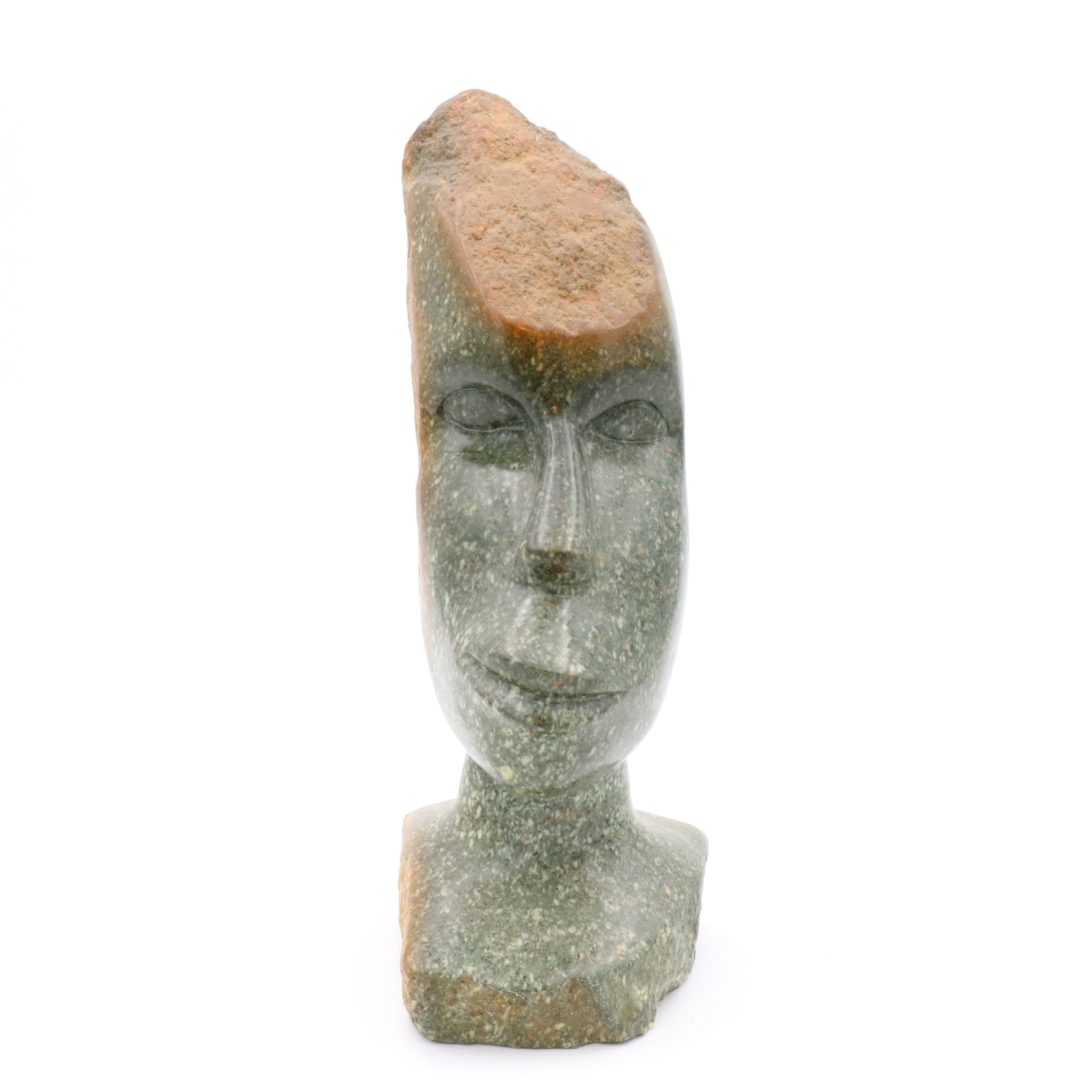 Manuel Gowelo - Head - Shona-Art Shop - Kunst Skulptur aus Stein, dekorativ für den Aussenbereich und Interior
