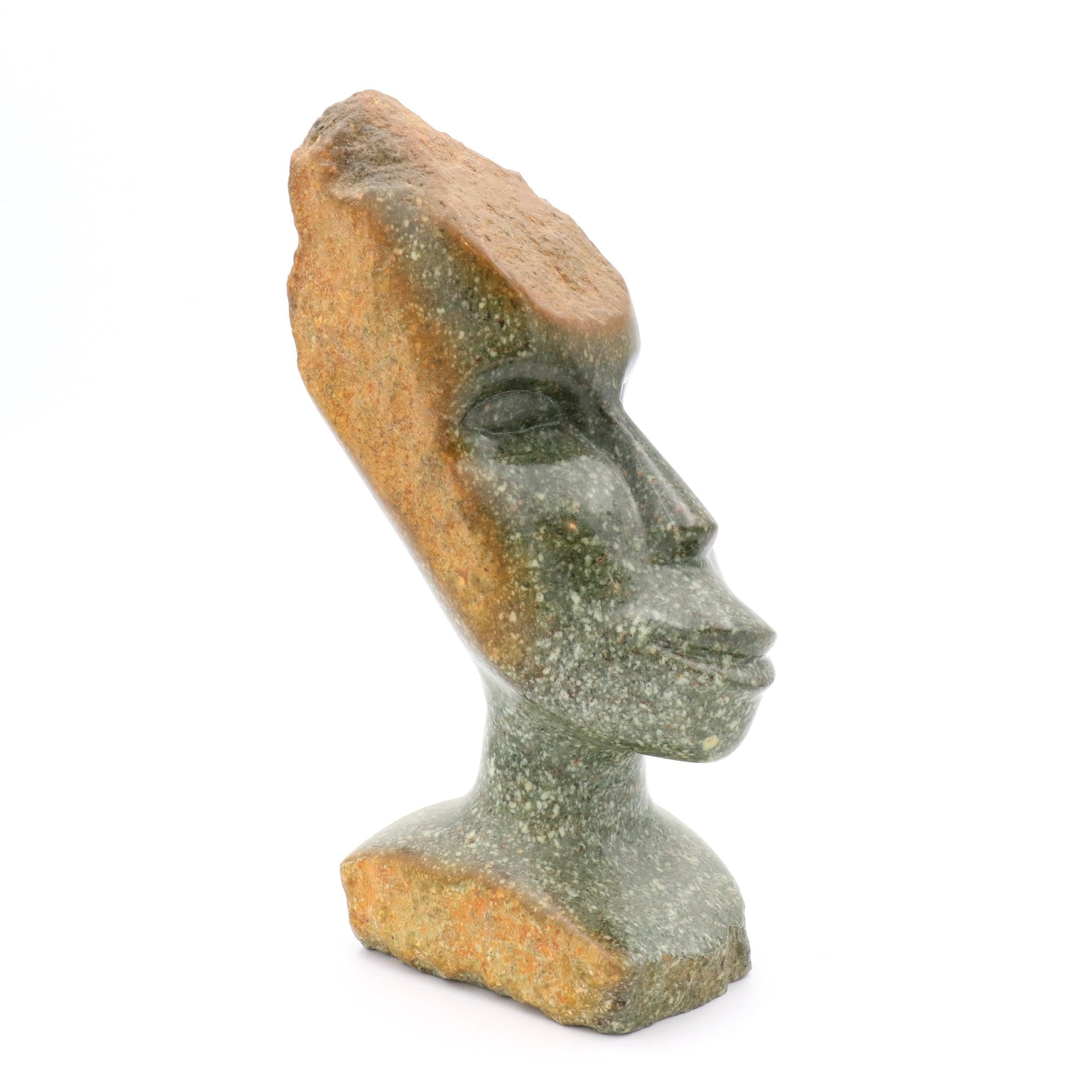 Manuel Gowelo - Head - Shona-Art Shop - Kunst Skulptur aus Stein, dekorativ für den Aussenbereich und Interior