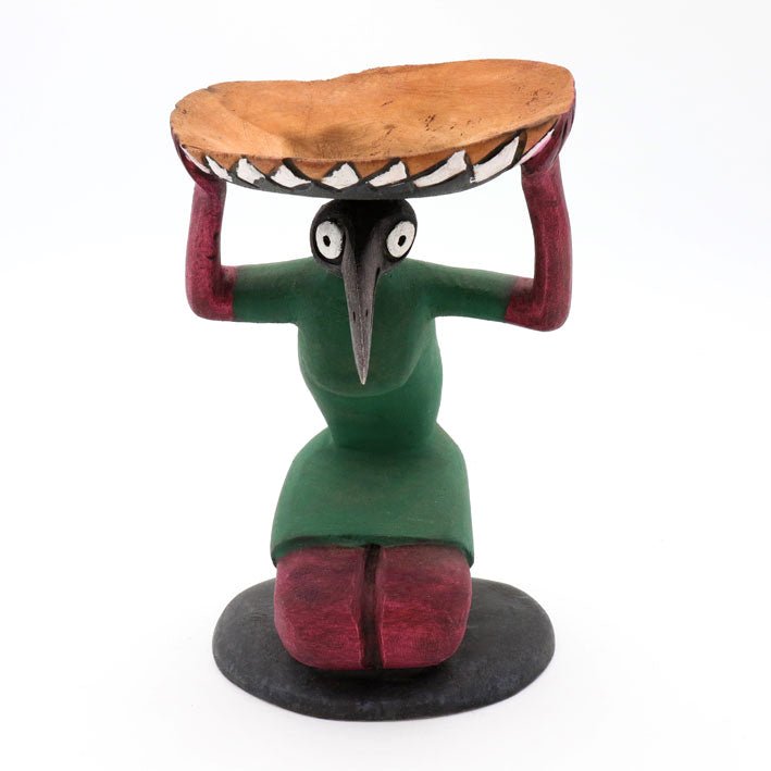 Methuseli Tshuma - Fruit Bowl - Shona-Art Shop - Kunst Skulptur aus Stein, dekorativ für den Aussenbereich und Interior