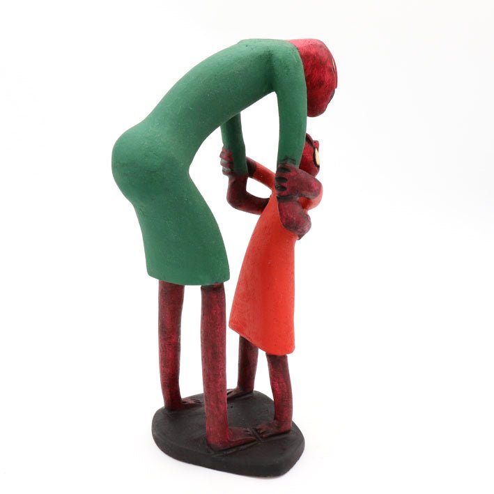 Methuseli Tshuma - Swing Me Mummy - Shona-Art Shop - Kunst Skulptur aus Stein, dekorativ für den Aussenbereich und Interior