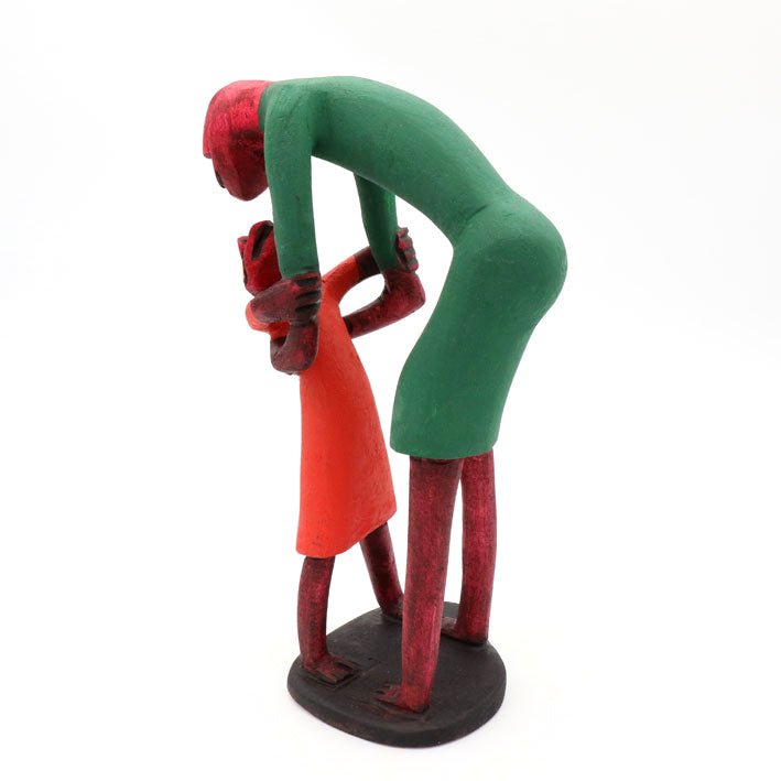Methuseli Tshuma - Swing Me Mummy - Shona-Art Shop - Kunst Skulptur aus Stein, dekorativ für den Aussenbereich und Interior