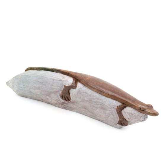 Ngoni Gatsi - Eidechse - Shona-Art Shop - Kunst Skulptur aus Stein, dekorativ für den Aussenbereich und Interior