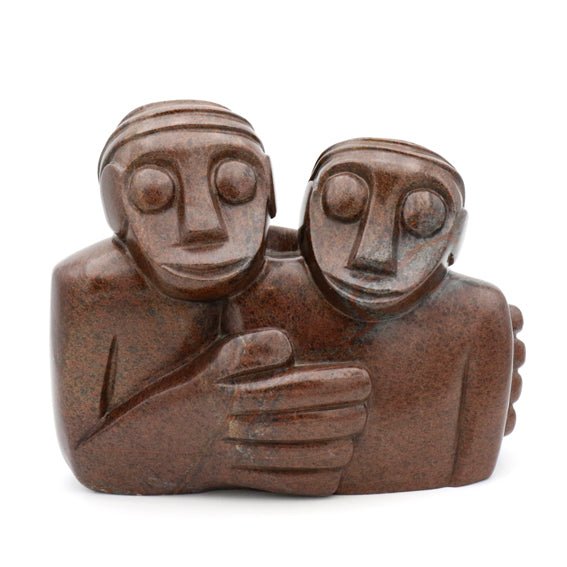 Nicholas Mukomberanwa - Friends - Shona-Art Shop - Kunst Skulptur aus Stein, dekorativ für den Aussenbereich und Interior