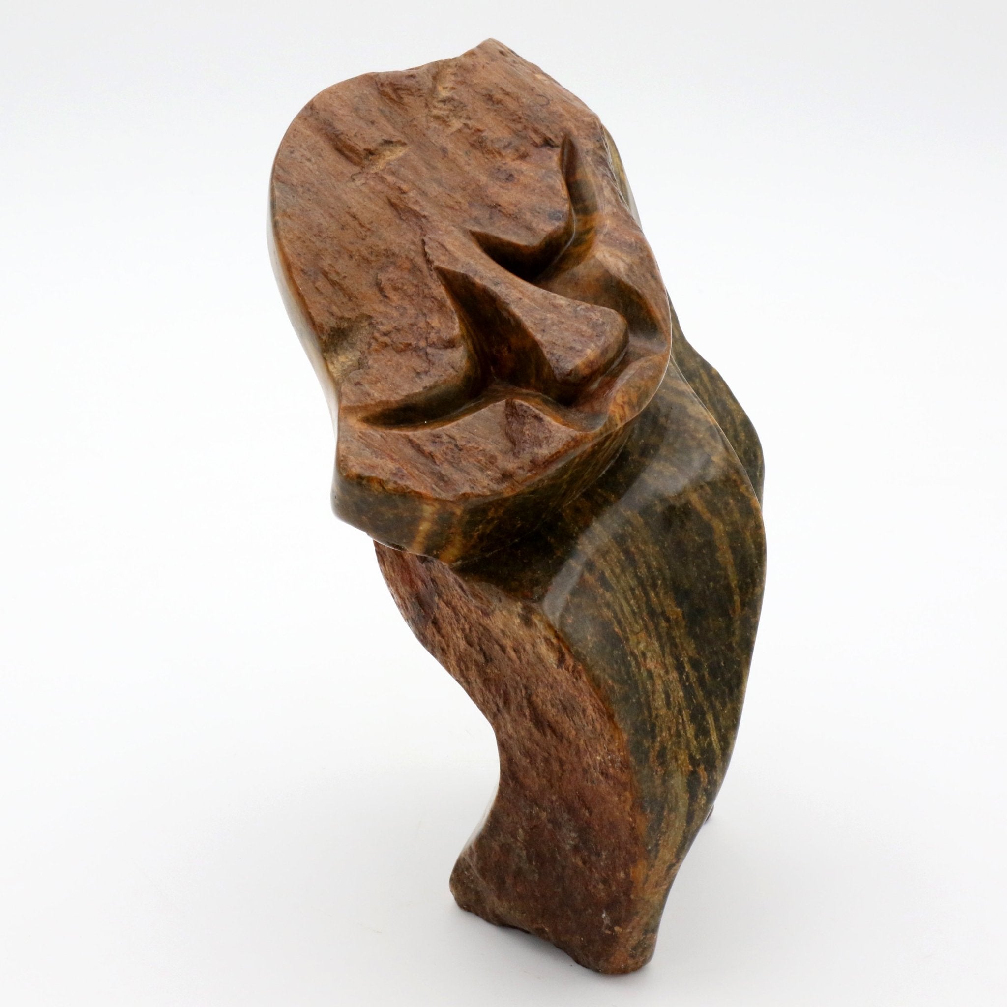 Peter Makuvise - Man - Shona-Art Shop - Kunst Skulptur aus Stein, dekorativ für den Aussenbereich und Interior