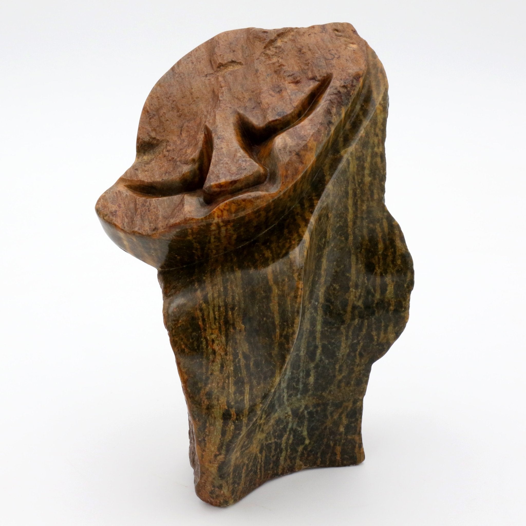 Peter Makuvise - Man - Shona-Art Shop - Kunst Skulptur aus Stein, dekorativ für den Aussenbereich und Interior