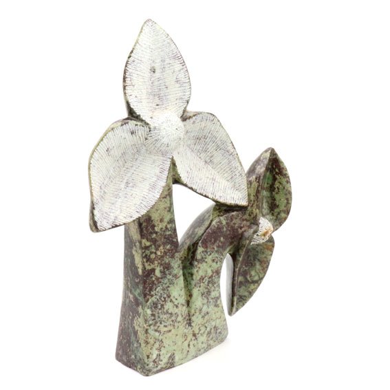 R. Mupumha - Flower - Shona-Art Shop - Kunst Skulptur aus Stein, dekorativ für den Aussenbereich und Interior