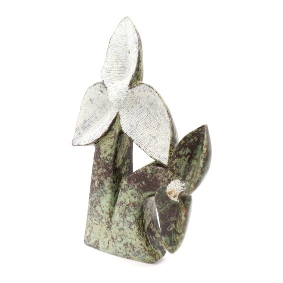 R. Mupumha - Flower - Shona-Art Shop - Kunst Skulptur aus Stein, dekorativ für den Aussenbereich und Interior