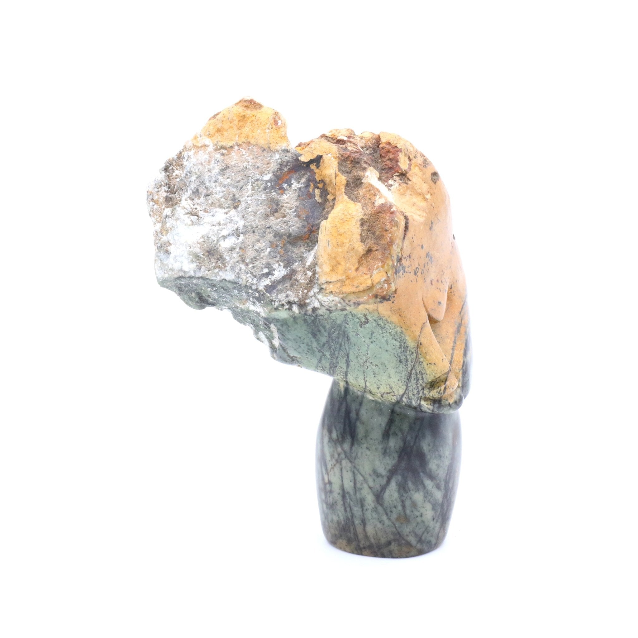 Tarisai Tsine - Head - Shona-Art Shop - Kunst Skulptur aus Stein, dekorativ für den Aussenbereich und Interior