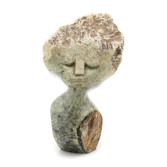 Tsine Tarisai - Pretty Gogo - Shona-Art Shop - Kunst Skulptur aus Stein, dekorativ für den Aussenbereich und Interior