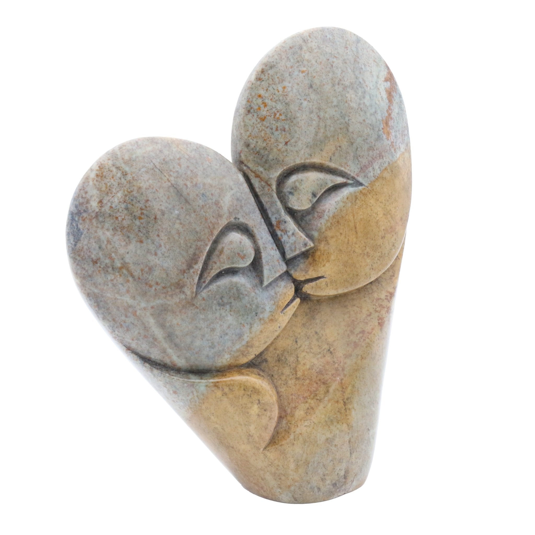 Walter Maponga - Lovers - Shona-Art Shop - Kunst Skulptur aus Stein, dekorativ für den Aussenbereich und Interior
