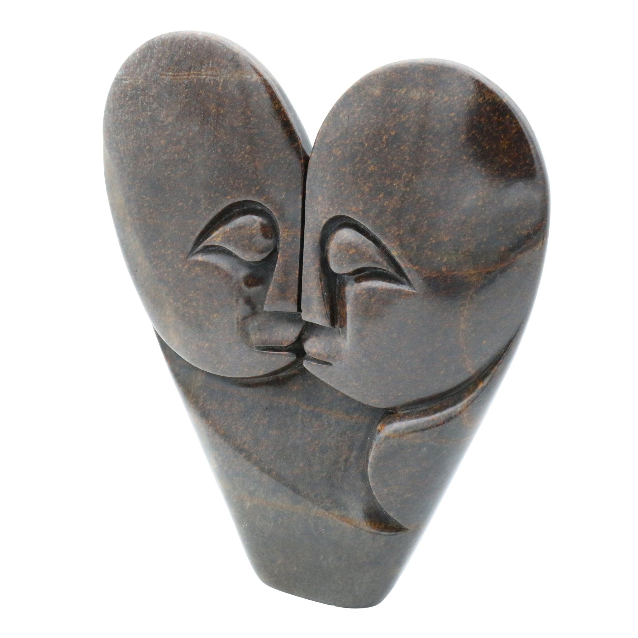 Walter Maponga - Lovers - Shona-Art Shop - Kunst Skulptur aus Stein, dekorativ für den Aussenbereich und Interior