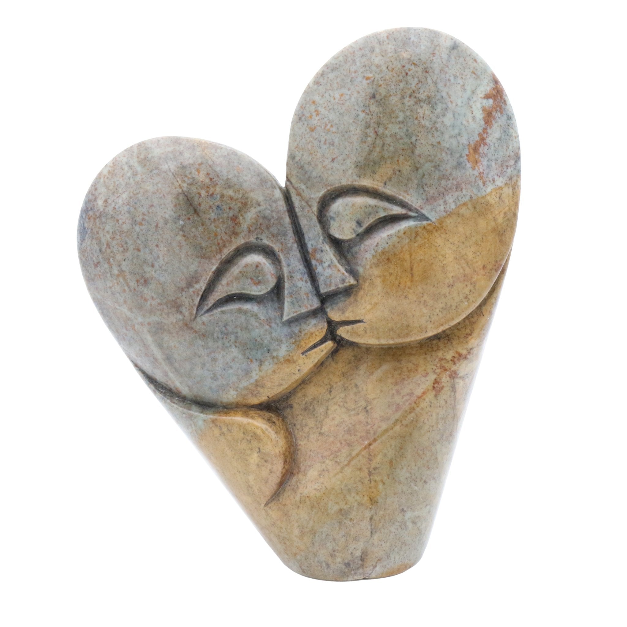 Walter Maponga - Lovers - Shona-Art Shop - Kunst Skulptur aus Stein, dekorativ für den Aussenbereich und Interior