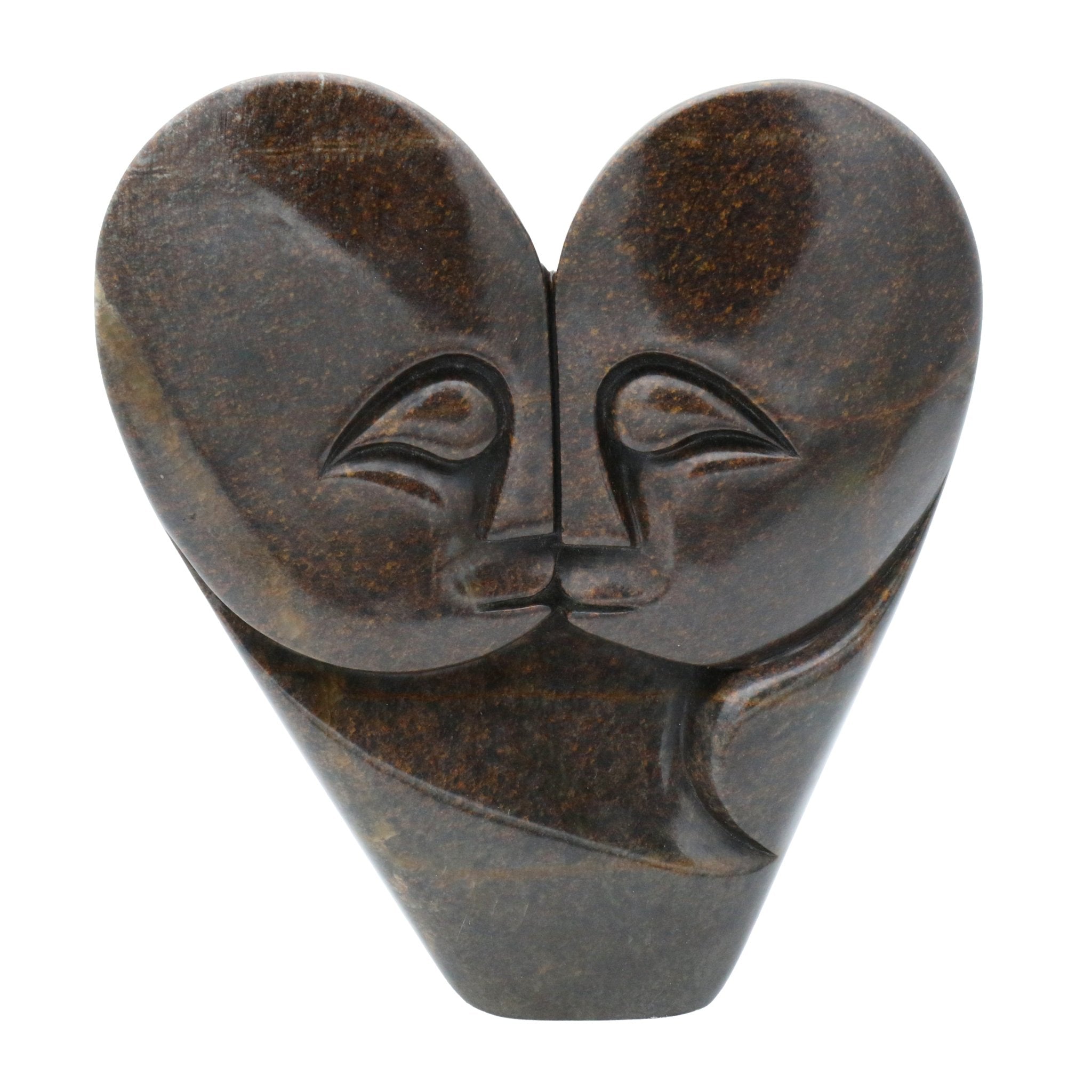 Walter Maponga - Lovers - Shona-Art Shop - Kunst Skulptur aus Stein, dekorativ für den Aussenbereich und Interior
