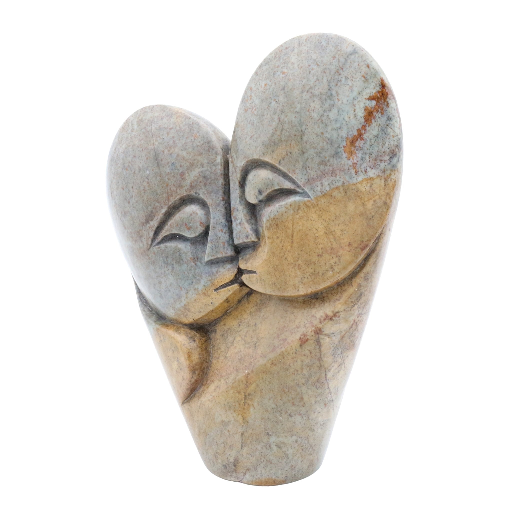 Walter Maponga - Lovers - Shona-Art Shop - Kunst Skulptur aus Stein, dekorativ für den Aussenbereich und Interior