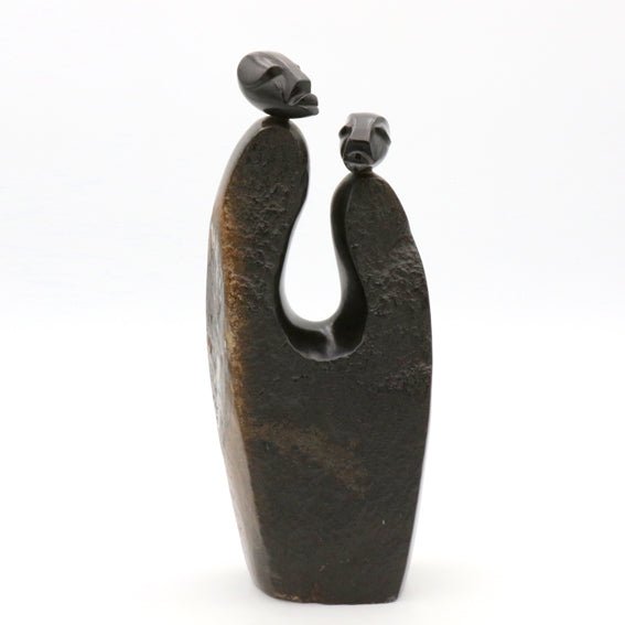Wilbert Samapundo - Lovers - Shona-Art Shop - Kunst Skulptur aus Stein, dekorativ für den Aussenbereich und Interior